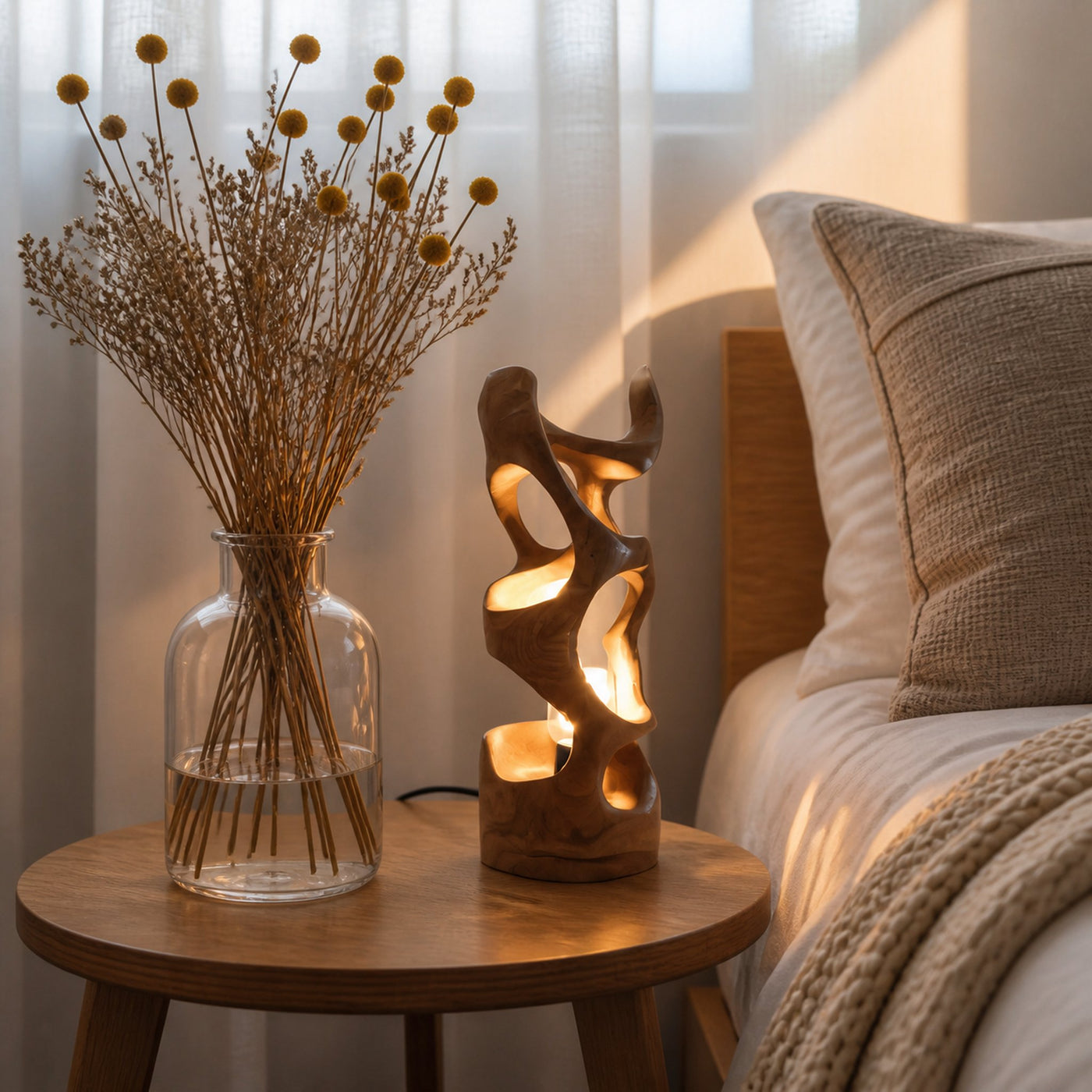 Modern Abstract Table Lamp For Bedroom Or Living Room - product view 2