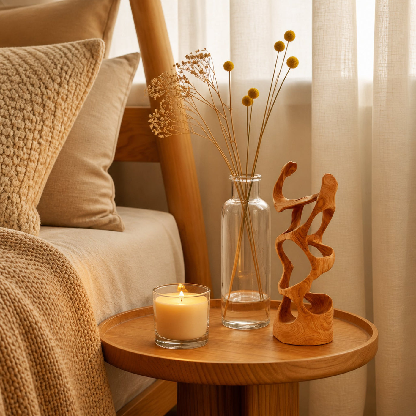 Modern Abstract Table Lamp For Bedroom Or Living Room - product view 3