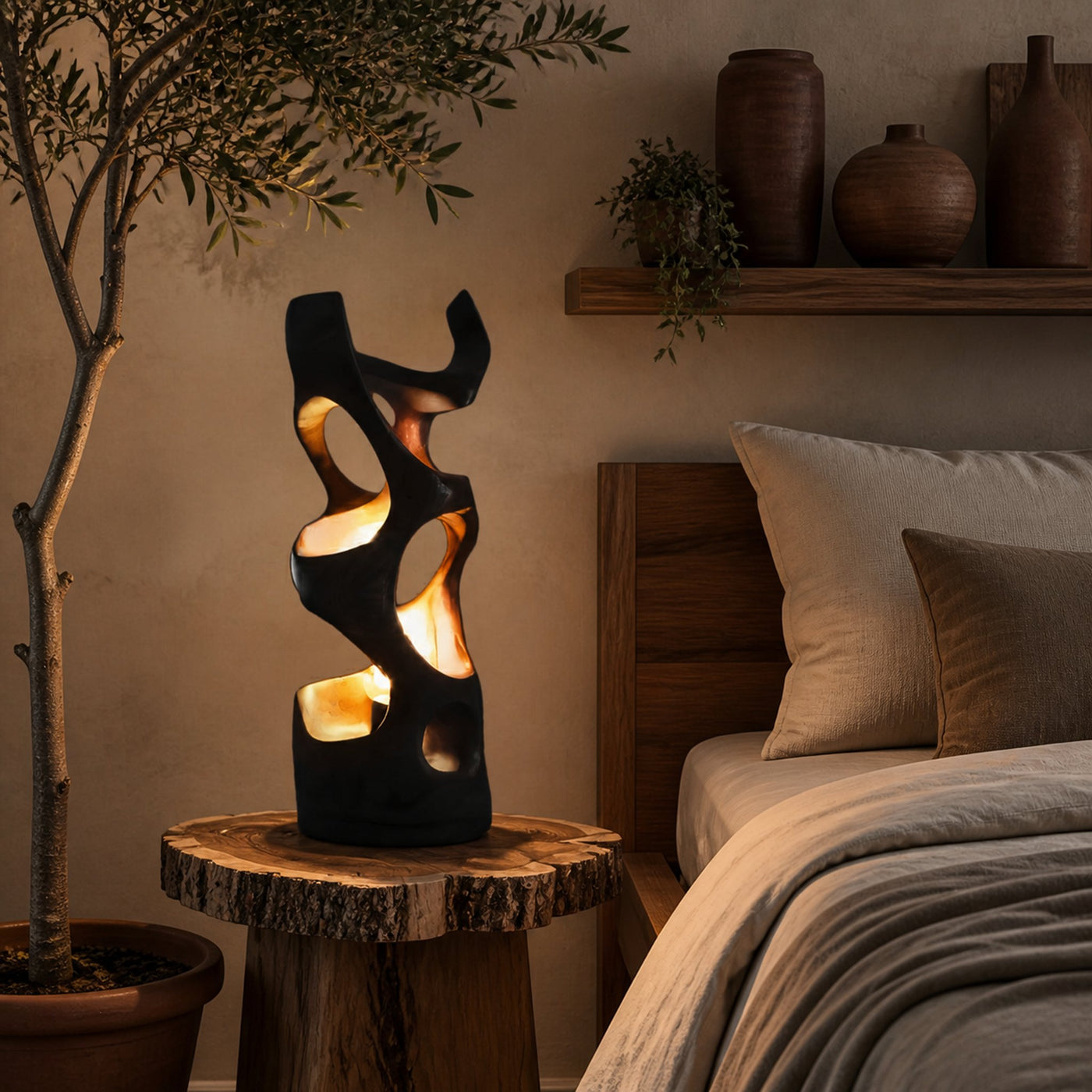 Modern Abstract Table Lamp For Bedroom Or Living Room - product view 4