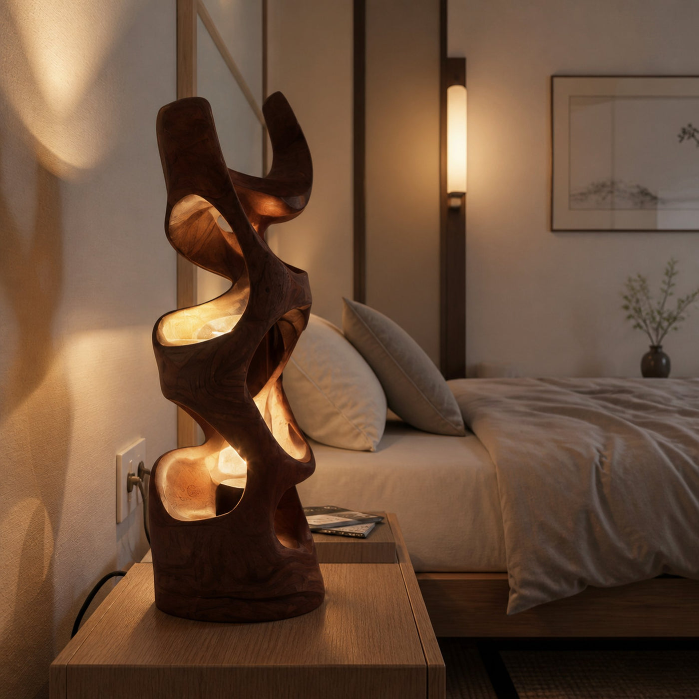 Modern Abstract Table Lamp For Bedroom Or Living Room - product view 7