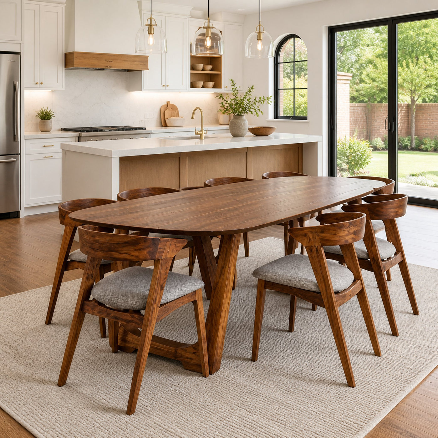 Modern Artistic Dining Table With Sculptural Presence For Dining Room - product view 2