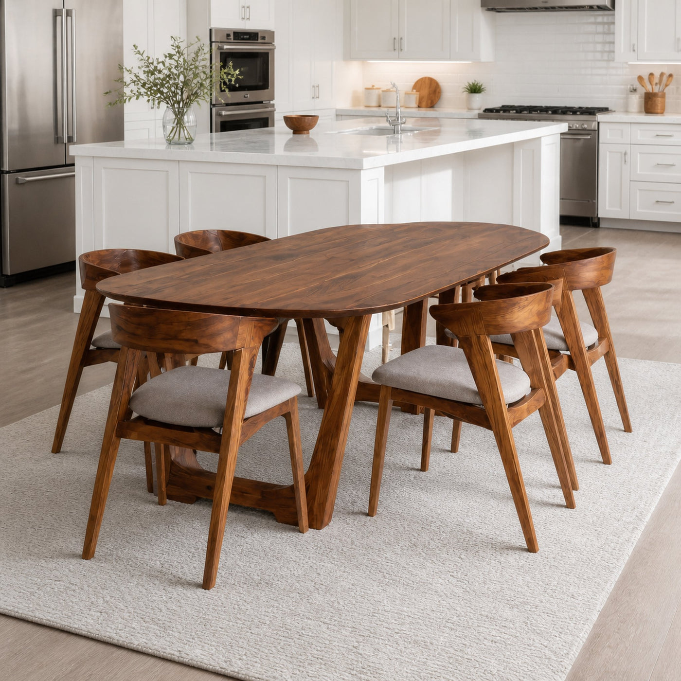 Modern Artistic Dining Table With Sculptural Presence For Dining Room - product view 5