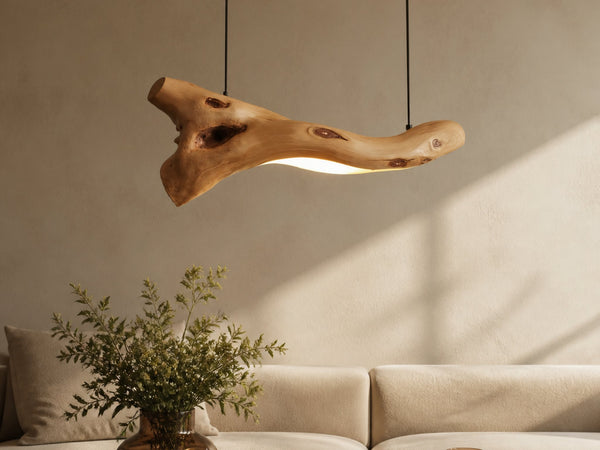 Modern Rustic Pendant Light With Tree Branch Design For Living Room Or Dining
