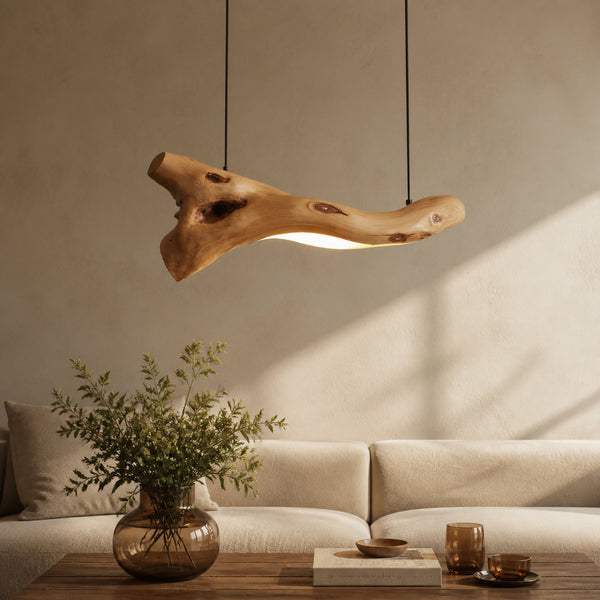 Modern Rustic Pendant Light With Tree Branch Design For Living Room Or Dining