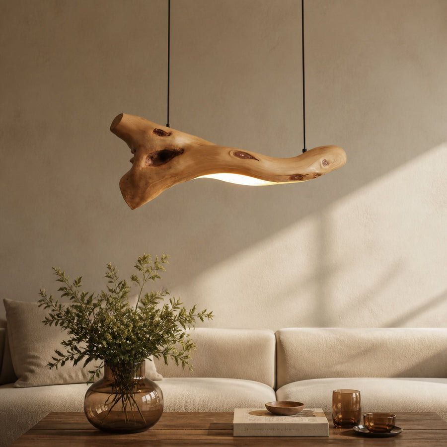 Modern Rustic Pendant Light With Tree Branch Design For Living Room Or Dining