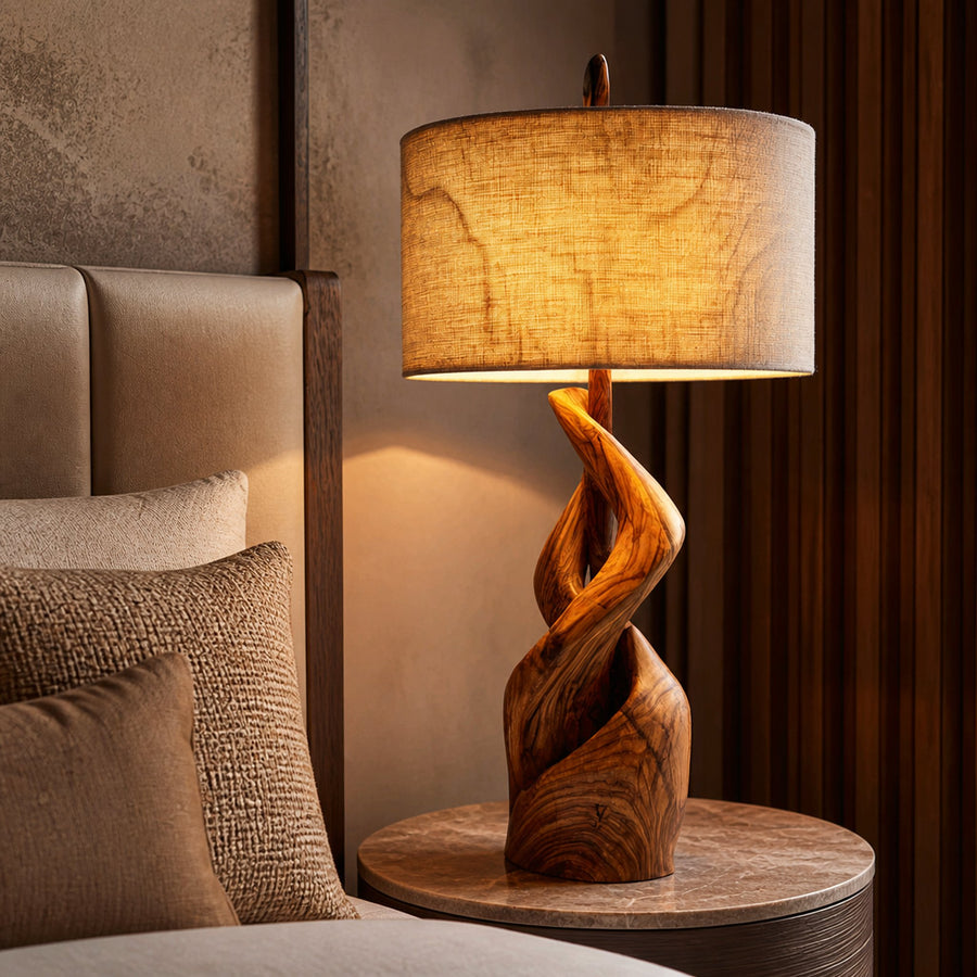 Modern Sculptural Lamp Living Room Loft Apartment Corner Space