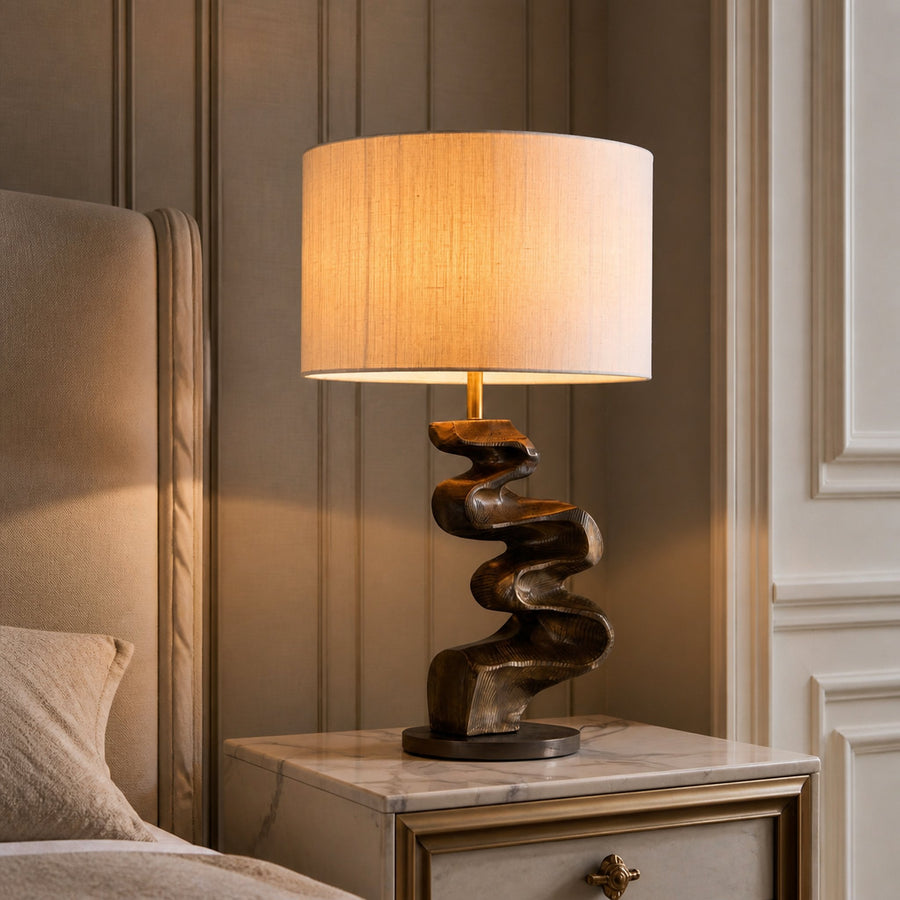 Modern Sculptural Table Lamp For Living Room And Bedroom